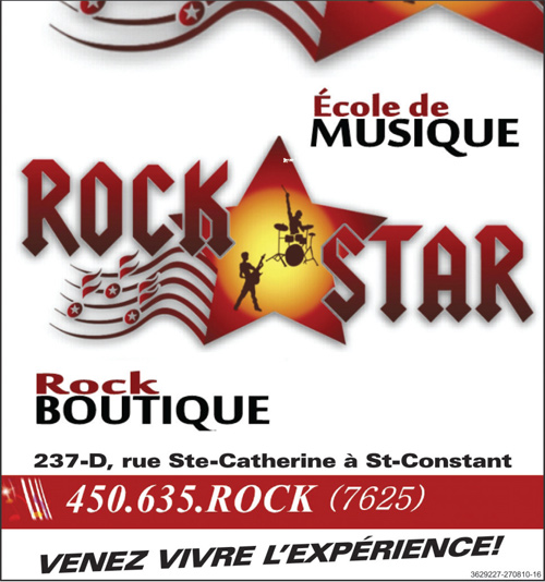 École de Musique - Cours de Guitare Rockstar St-Constant