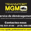 Transport Déménagement MGM